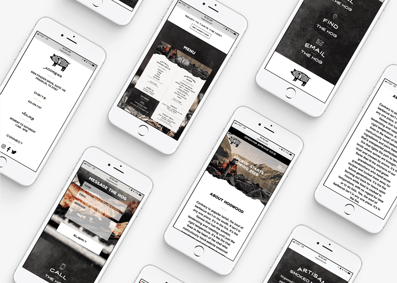 restaurant mobile friendly website