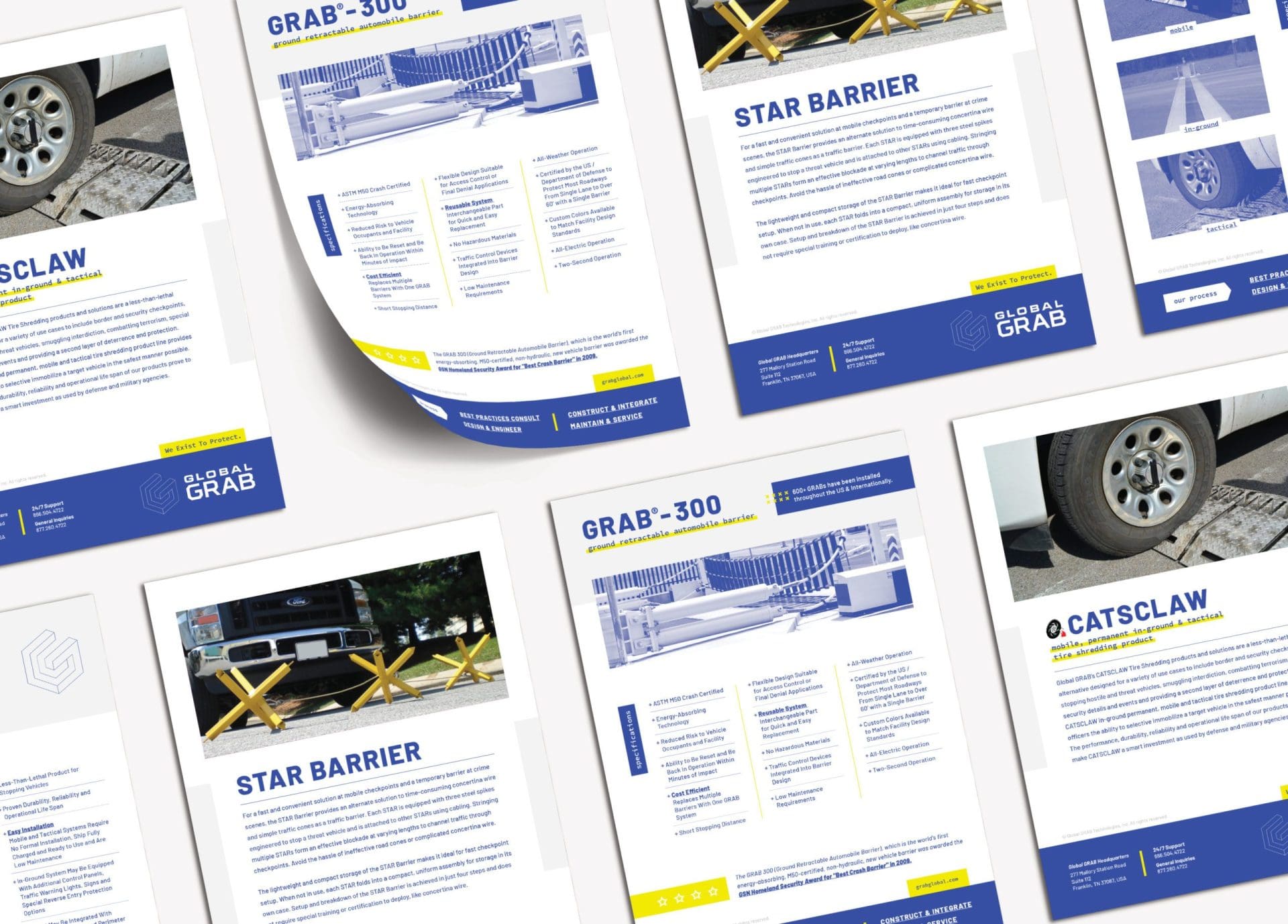 corporate brand material design