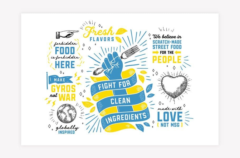 restaurant mural design