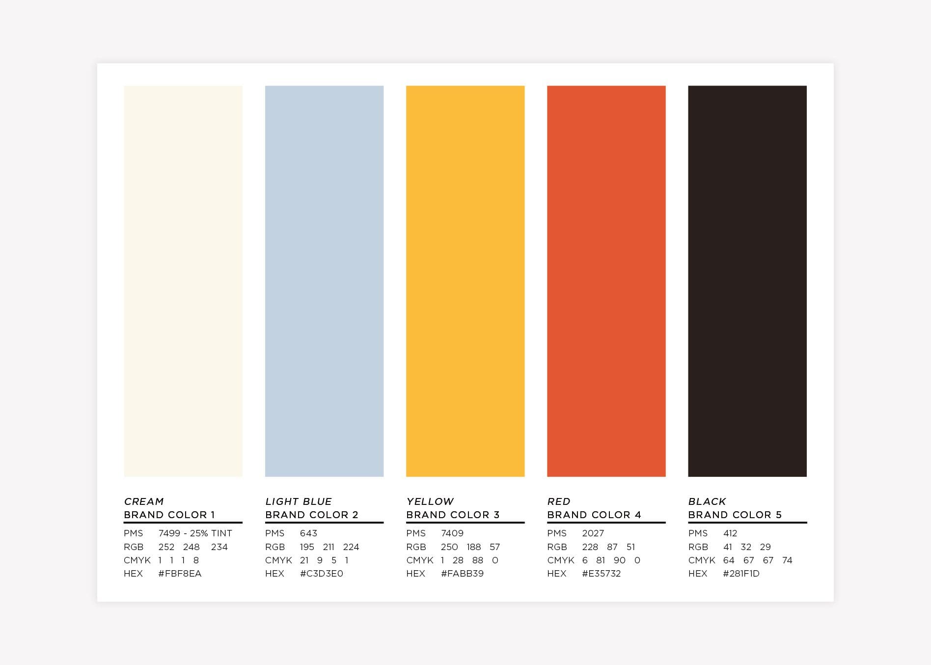 restaurant industry brand colors
