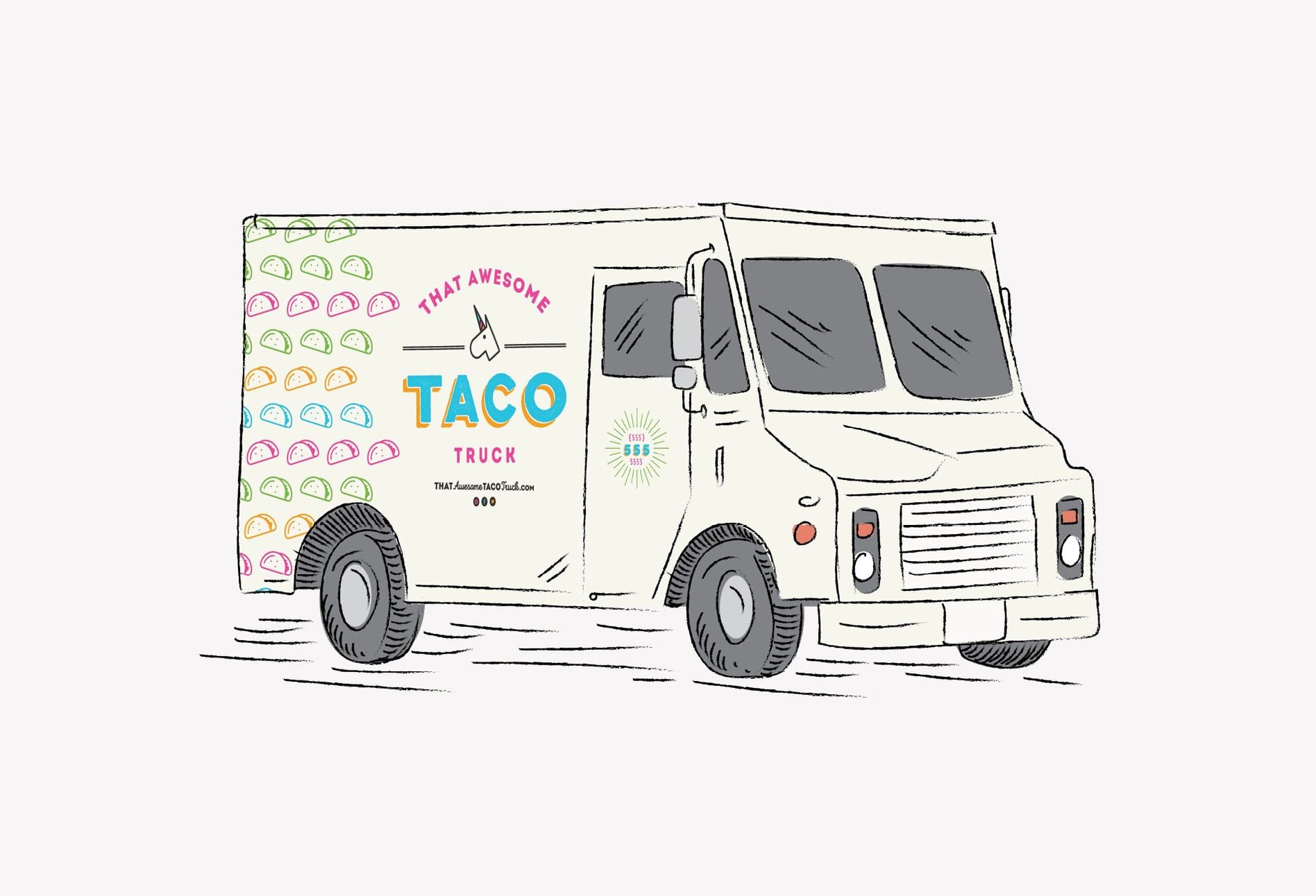 taco food truck design