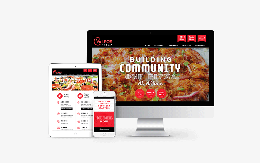 restaurant website development