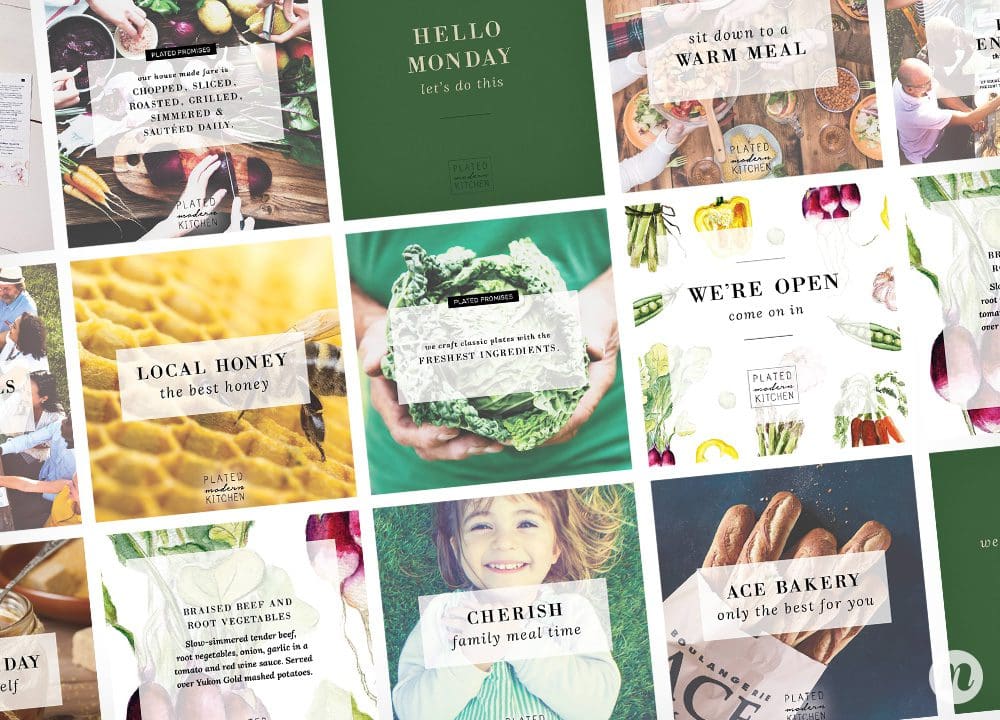Graphic Design for Social Media - Plated Modern Kitchen