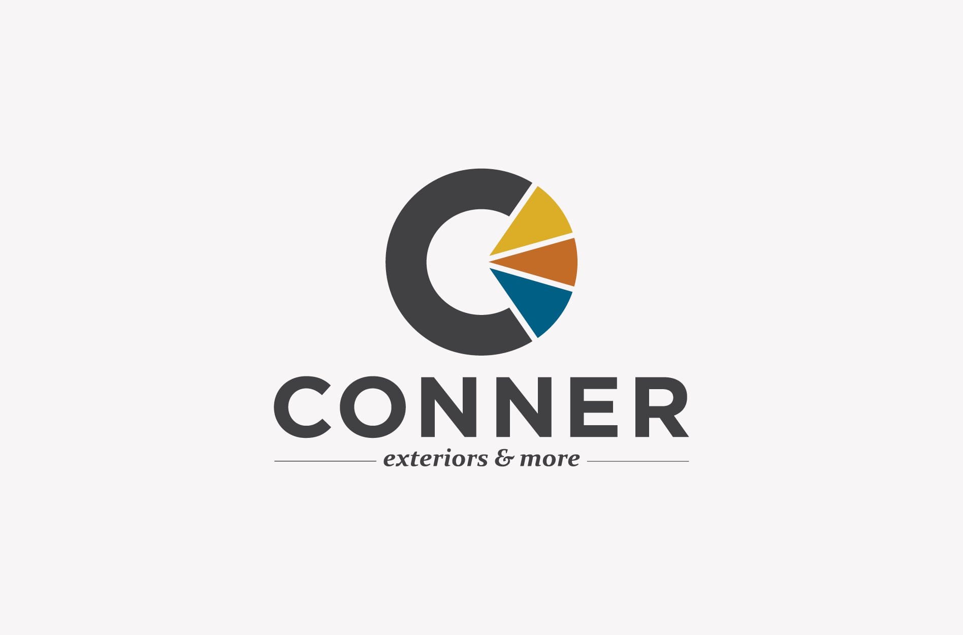 conner exteriors logo design