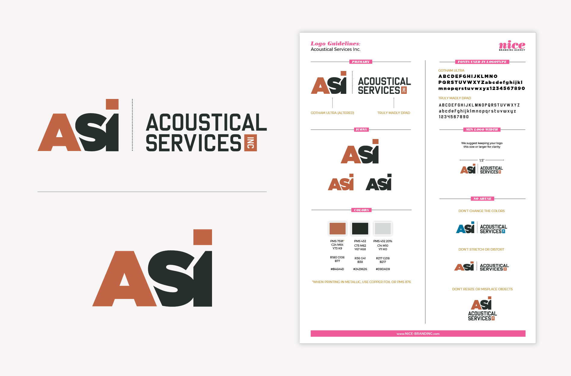 corporate logo guideline sheet