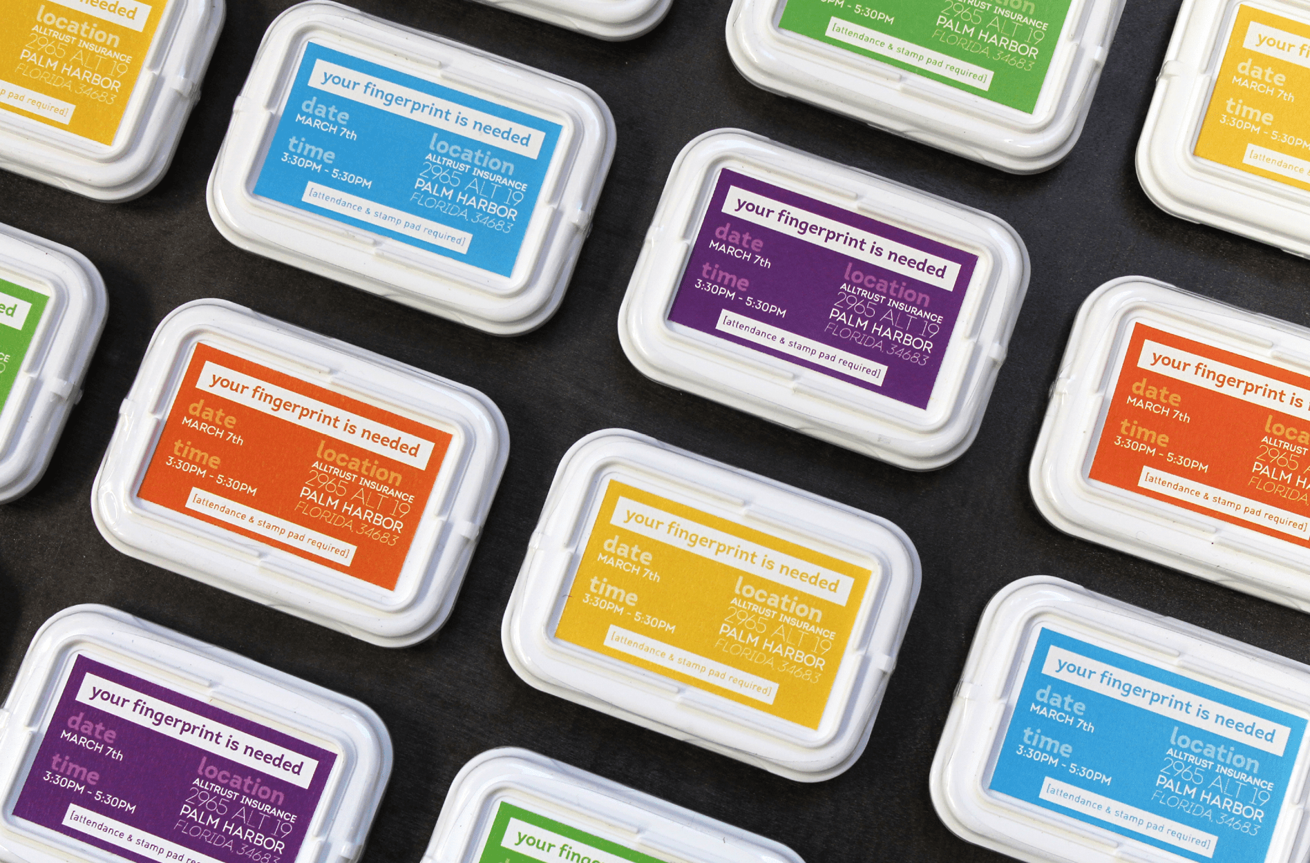 corporate merch stamp graphic design