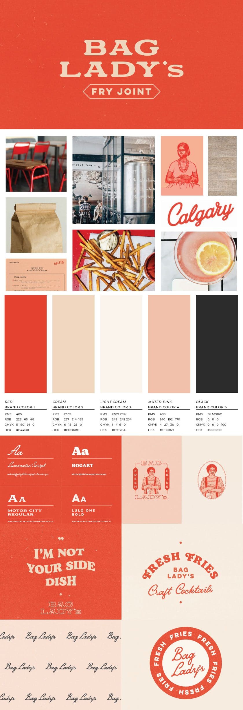 Bag Lady's Fry Joint Restaurant Branding Company