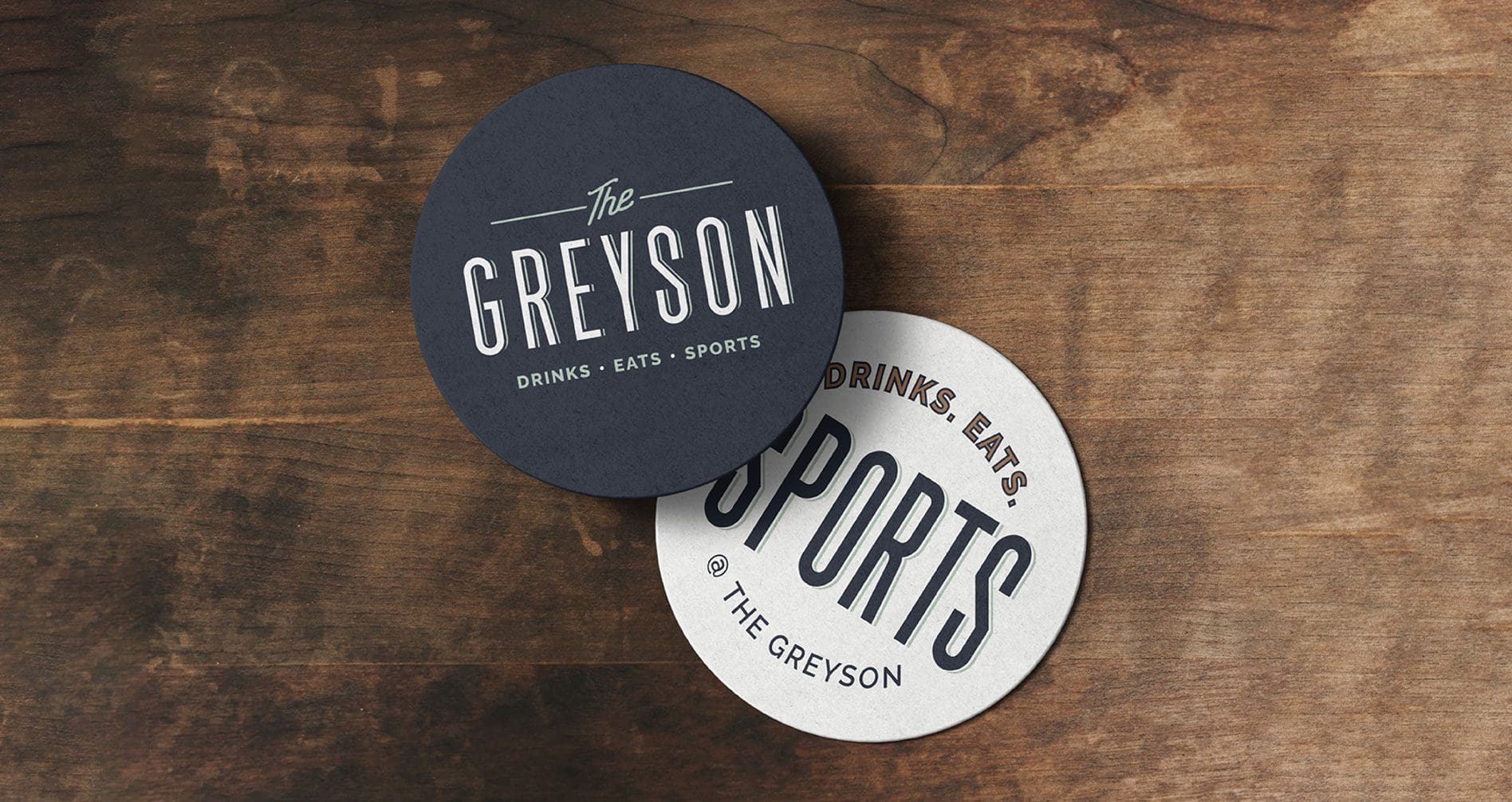 Restaurant branding logos used on merchandise